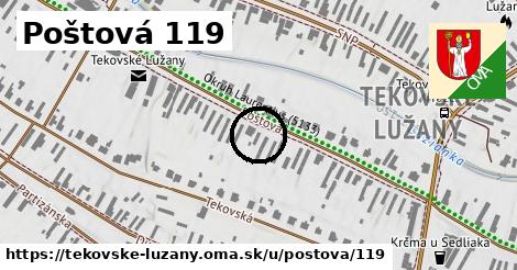 Poštová 119, Tekovské Lužany