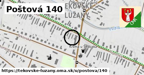 Poštová 140, Tekovské Lužany