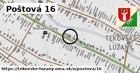 Poštová 16, Tekovské Lužany