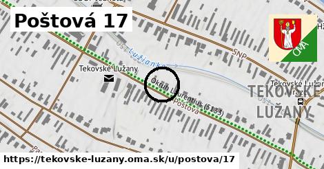 Poštová 17, Tekovské Lužany