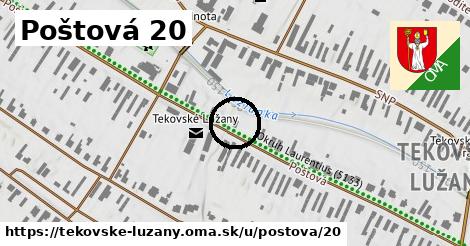 Poštová 20, Tekovské Lužany