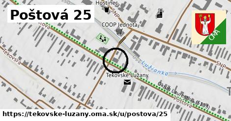 Poštová 25, Tekovské Lužany