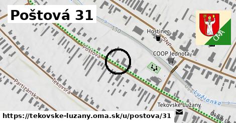 Poštová 31, Tekovské Lužany