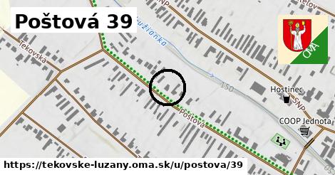 Poštová 39, Tekovské Lužany