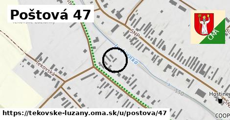 Poštová 47, Tekovské Lužany