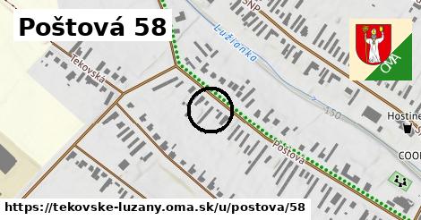 Poštová 58, Tekovské Lužany