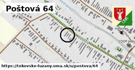 Poštová 64, Tekovské Lužany