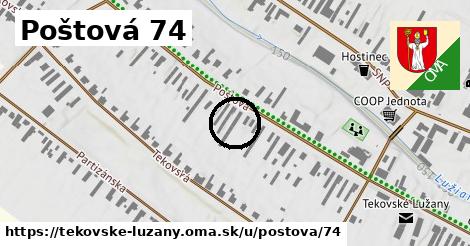 Poštová 74, Tekovské Lužany