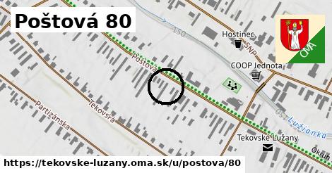 Poštová 80, Tekovské Lužany