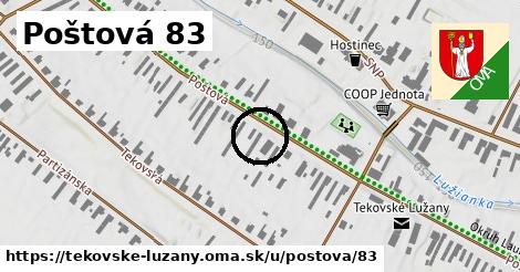 Poštová 83, Tekovské Lužany