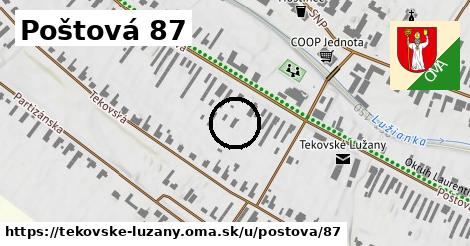 Poštová 87, Tekovské Lužany