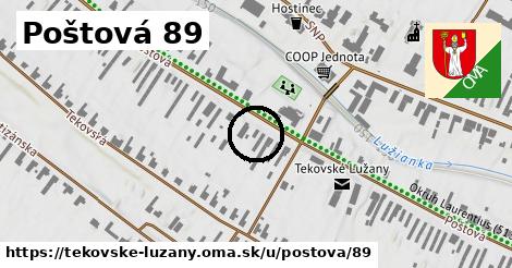 Poštová 89, Tekovské Lužany