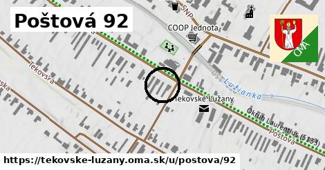 Poštová 92, Tekovské Lužany