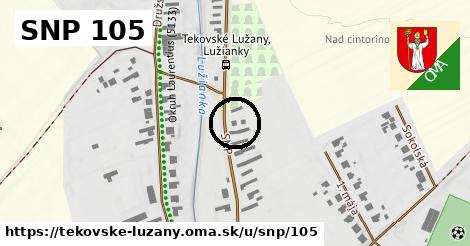 SNP 105, Tekovské Lužany