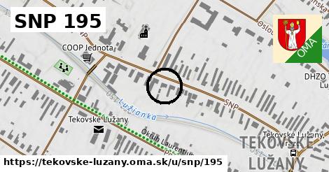 SNP 195, Tekovské Lužany