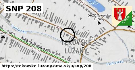 SNP 208, Tekovské Lužany