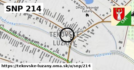 SNP 214, Tekovské Lužany