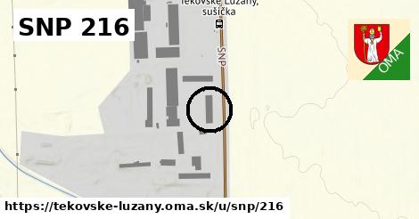 SNP 216, Tekovské Lužany