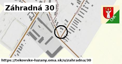 Záhradná 30, Tekovské Lužany