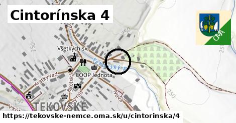 Cintorínska 4, Tekovské Nemce