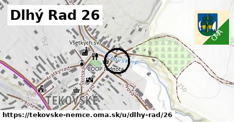 Dlhý Rad 26, Tekovské Nemce