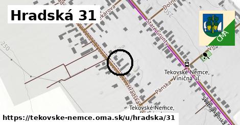 Hradská 31, Tekovské Nemce