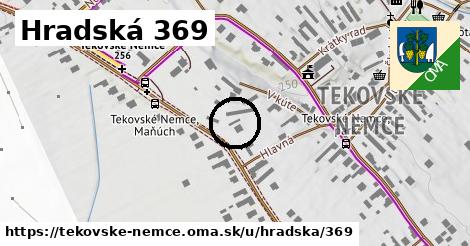 Hradská 369, Tekovské Nemce