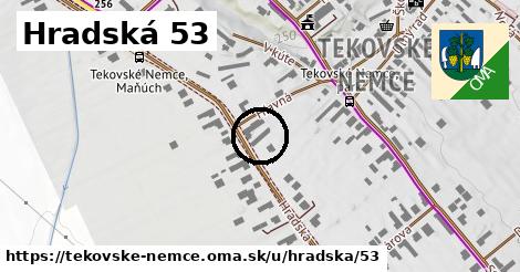 Hradská 53, Tekovské Nemce