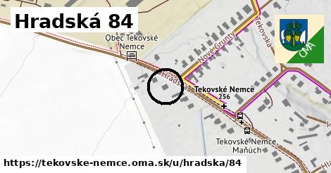 Hradská 84, Tekovské Nemce