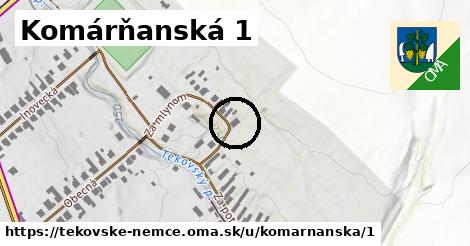 Komárňanská 1, Tekovské Nemce