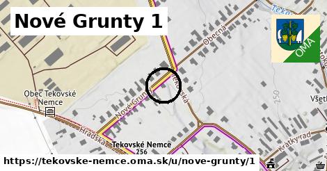 Nové Grunty 1, Tekovské Nemce