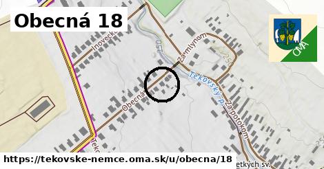 Obecná 18, Tekovské Nemce