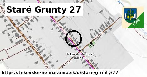 Staré Grunty 27, Tekovské Nemce