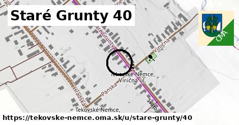 Staré Grunty 40, Tekovské Nemce