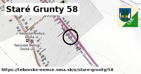 Staré Grunty 58, Tekovské Nemce