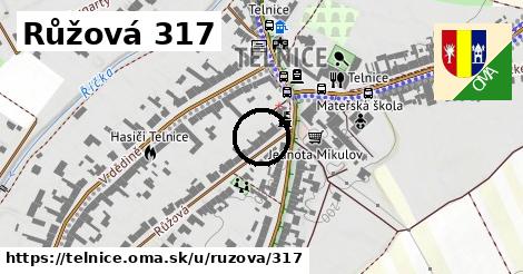 Růžová 317, Telnice