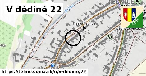 V dědině 22, Telnice