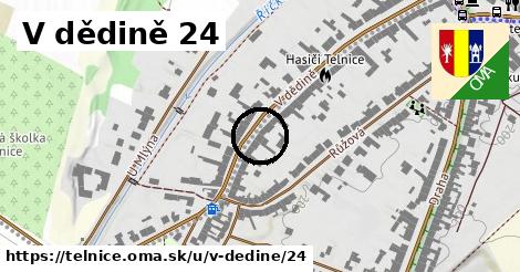 V dědině 24, Telnice