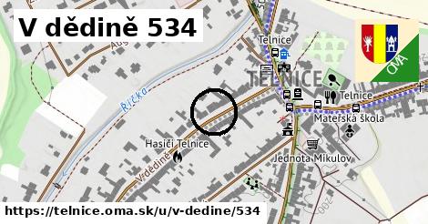 V dědině 534, Telnice