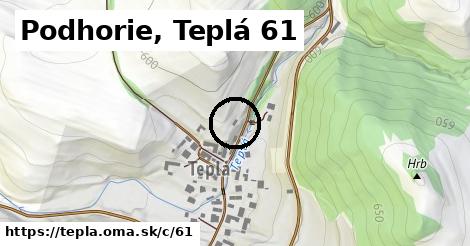 Podhorie, Teplá <span class="supisne">61</span>