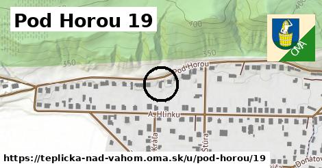 Pod Horou 19, Teplička nad Váhom