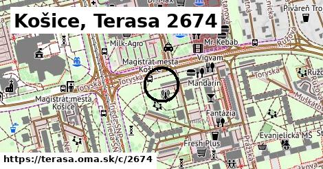 Košice, Terasa <span class="supisne">2674</span>