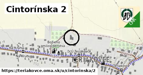 Cintorínska 2, Teriakovce