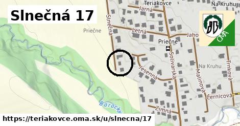 Slnečná 17, Teriakovce