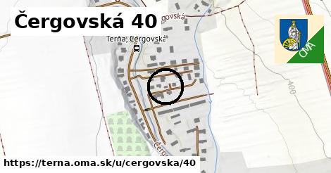 Čergovská 40, Terňa