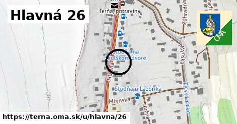 Hlavná 26, Terňa