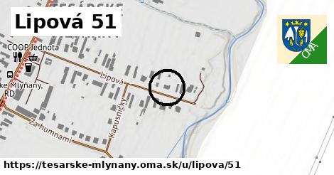 Lipová 51, Tesárske Mlyňany