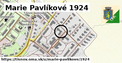 Marie Pavlíkové 1924, Tišnov