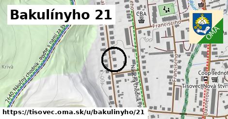 Bakulínyho 21, Tisovec