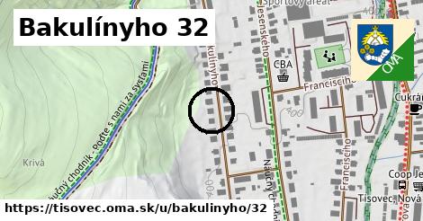 Bakulínyho 32, Tisovec